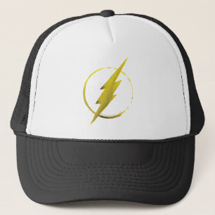 Der Flash Gelbe BrustEmblem Truckerkappe