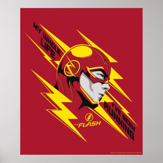 Der Flash | Mein ganzes Leben habe ich gelaufen Poster (Vorne)