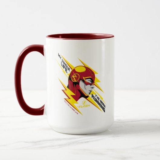 Der Flash | Mein ganzes Leben habe ich gelaufen Tasse (Links)