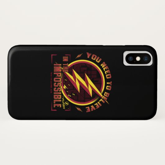 Der Flash | Sie müssen an das Unmögliche glauben Case-Mate iPhone Hülle (Rückseite (Horizontal))