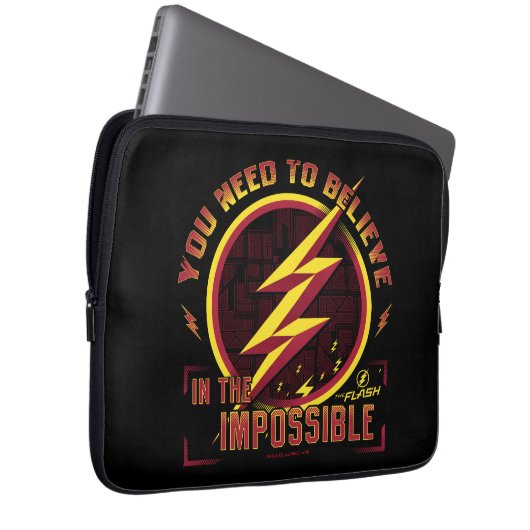 Der Flash | Sie müssen an das Unmögliche glauben Laptopschutzhülle (Vorne Rechts)