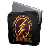 Der Flash | Sie müssen an das Unmögliche glauben Laptopschutzhülle (Vorderseite Links)