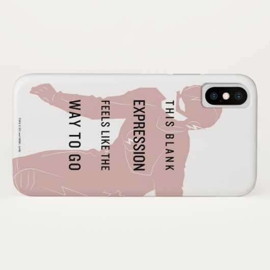 Der Flash | Silhouette für Leerausdrücke Case-Mate iPhone Hülle (Rückseite (Horizontal))