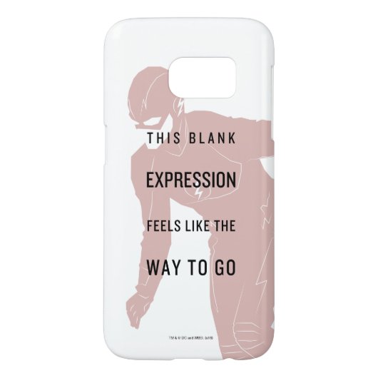 Der Flash | Silhouette für Leerausdrücke Case-Mate Samsung Galaxy Hülle (Rückseite)