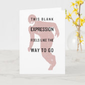 Der Flash | Silhouette für Leerausdrücke Karte (Gelbe Blume)