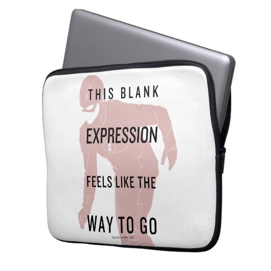 Der Flash | Silhouette für Leerausdrücke Laptopschutzhülle (Vorderseite Links)