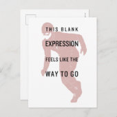 Der Flash | Silhouette für Leerausdrücke Postkarte (Vorne/Hinten)