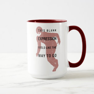 Der Flash   Silhouette für Leerausdrücke Tasse