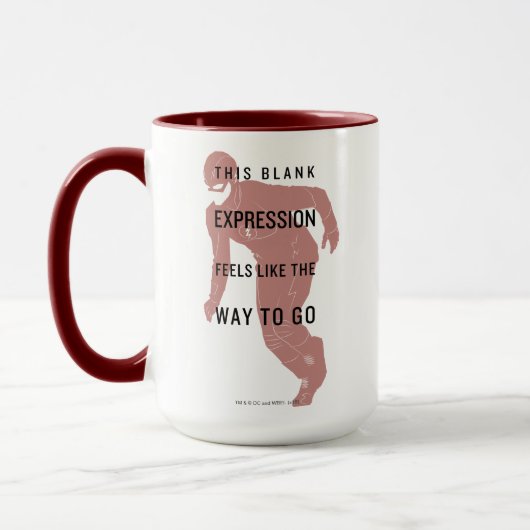 Der Flash | Silhouette für Leerausdrücke Tasse (Links)