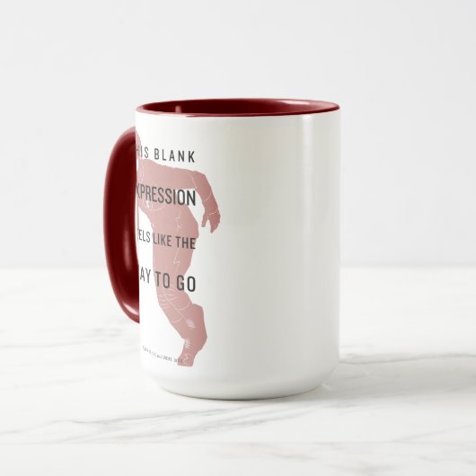 Der Flash | Silhouette für Leerausdrücke Tasse (Vorderseite Links)