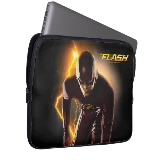 Der Flash | Startposition Sprint Laptopschutzhülle (Vorne Rechts)