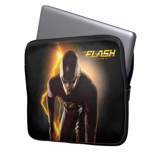 Der Flash | Startposition Sprint Laptopschutzhülle (Vorderseite Links)