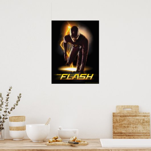 Der Flash | Startposition Sprint Poster (Küche)