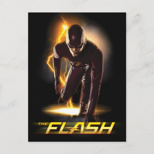 Der Flash | Startposition Sprint Postkarte (Vorderseite)