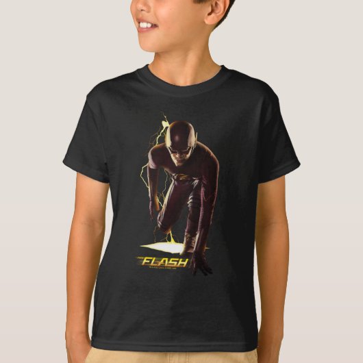 Der Flash | Startposition Sprint T-Shirt (Vorderseite)