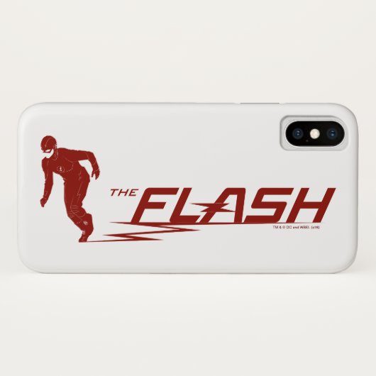 Der Flash | Super Hero Name Logo Case-Mate iPhone Hülle (Rückseite (Horizontal))