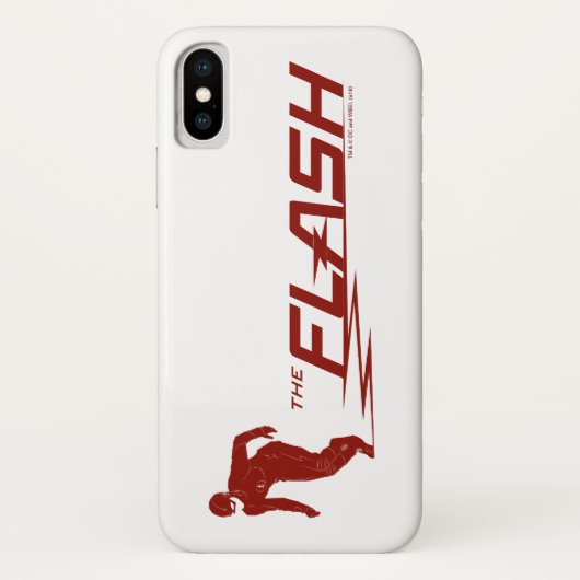 Der Flash | Super Hero Name Logo Case-Mate iPhone Hülle (Rückseite)