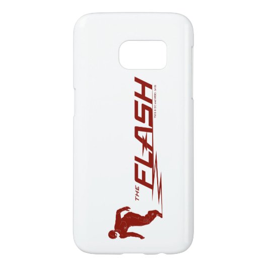 Der Flash | Super Hero Name Logo Case-Mate Samsung Galaxy Hülle (Rückseite)