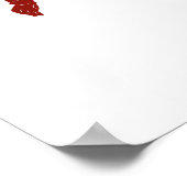 Der Flash | Super Hero Name Logo Poster (Ecke)