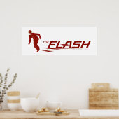 Der Flash | Super Hero Name Logo Poster (Küche)