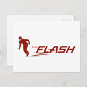 Der Flash | Super Hero Name Logo Postkarte (Vorne/Hinten)