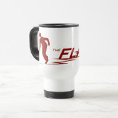 Der Flash | Super Hero Name Logo Reisebecher (Vorderseite Links)