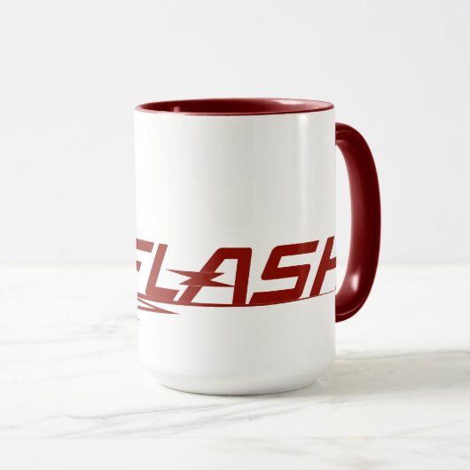 Der Flash | Super Hero Name Logo Tasse (VorderseiteRechts)