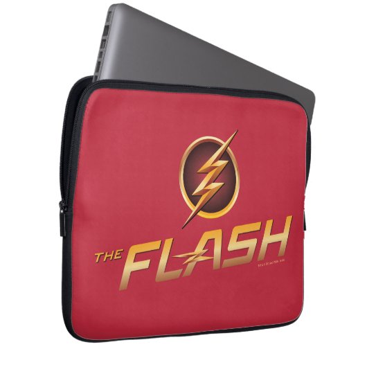 Der Flash | TV-Show-Logo Laptopschutzhülle (Vorne Rechts)