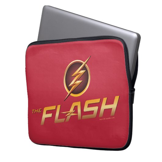 Der Flash | TV-Show-Logo Laptopschutzhülle (Vorderseite Links)