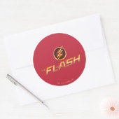 Der Flash | TV-Show-Logo Runder Aufkleber (Umschlag)