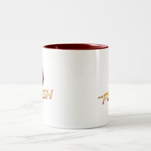 Der Flash | TV-Show-Logo Zweifarbige Tasse (Mittel)
