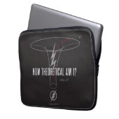 Der Flash | "Wie theoretisch bin ich?" Laptopschutzhülle (Vorderseite Links)