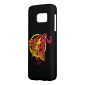 Der Flash | "Zeit für einen Helden" Grafik Case-Mate Samsung Galaxy Hülle (Rückseite Links)