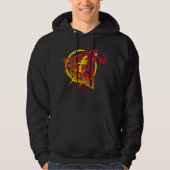 Der Flash | "Zeit für einen Helden" Grafik Hoodie (Vorderseite)