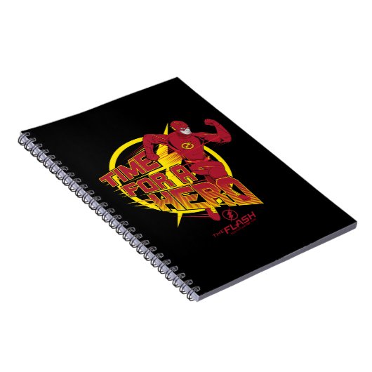 Der Flash | "Zeit für einen Helden" Grafik Notizblock (Rechte Seite)