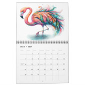 Der Flaunty Flamingo 2-Kalender Kalender (Mär 2027)