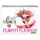 Der Flaunty Flamingo 2-Kalender Kalender (Titelbild)