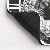 Der Fliege Brundlefly Horror Mousepad (Ecke)