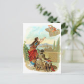 Der Fliegen-Stamm Postkarte (Stehend Vorderseite)