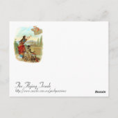 Der Fliegen-Stamm Postkarte (Rückseite)