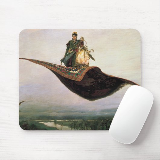 Der Fliegen-Teppich durch Viktor Vasnetsov (1880) Mousepad (Mit Mouse)