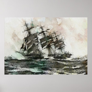 Der fliegende Holländer Poster