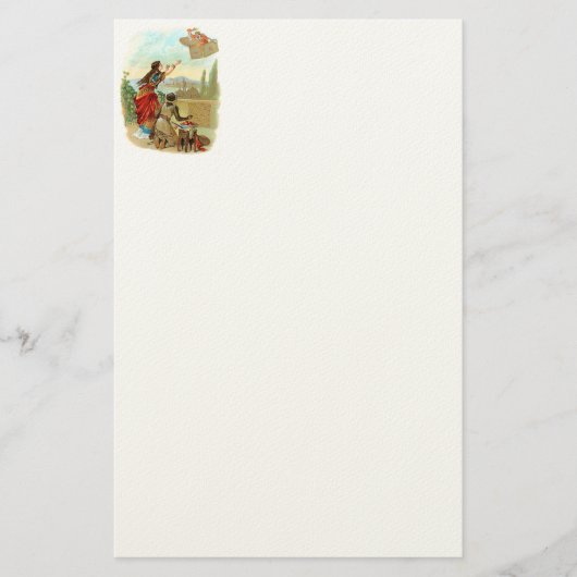 Der fliegende Koffer Briefpapier (Vorderseite)