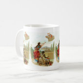 Der fliegende Koffer Kaffeetasse (Vorderseite Links)