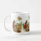Der fliegende Koffer Kaffeetasse (Links)