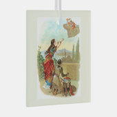 Der fliegende Koffer  Ornament Aus Glas (Vorderseite Rechts)