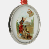 Der fliegende Koffer Ornament Aus Metall (Rechts)