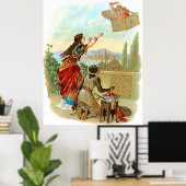 Der fliegende Müll Poster (Heimbüro)