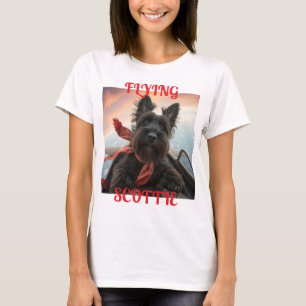 Der fliegende schottische Terrier Dog T-Shirt