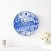 Der fliegende Scotsman - Große Wanduhr (Zuhause)